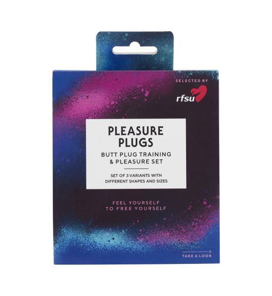 Pleasure Plugs - Kolmen eri kokoisen anaalitapin setti - RFSU