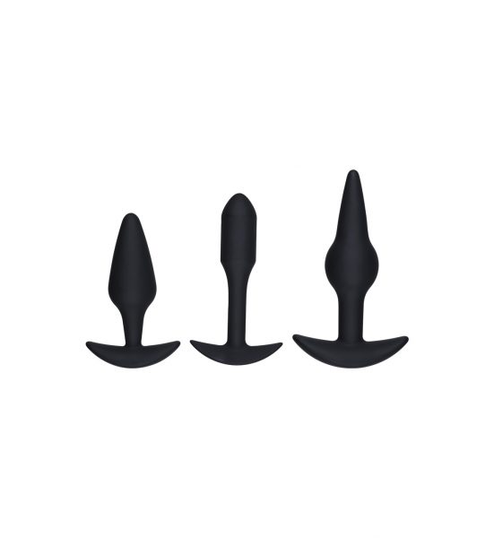 Pleasure Plugs - Kolmen eri kokoisen anaalitapin setti - RFSU