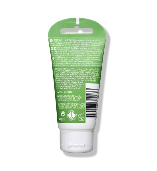 Intim Ingrown Hair Cream 40ml - Motvirker inngrodde hår - RFSU