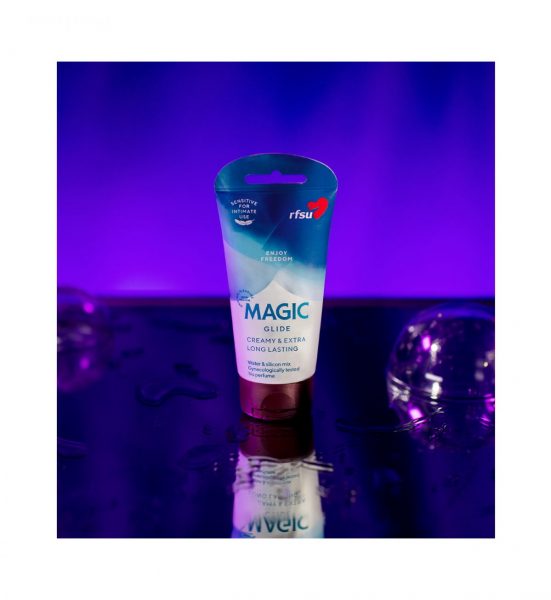 Magic Glide 75ml - Kremet glidemiddel med silikon for en luksuriøs følelse - RFSU