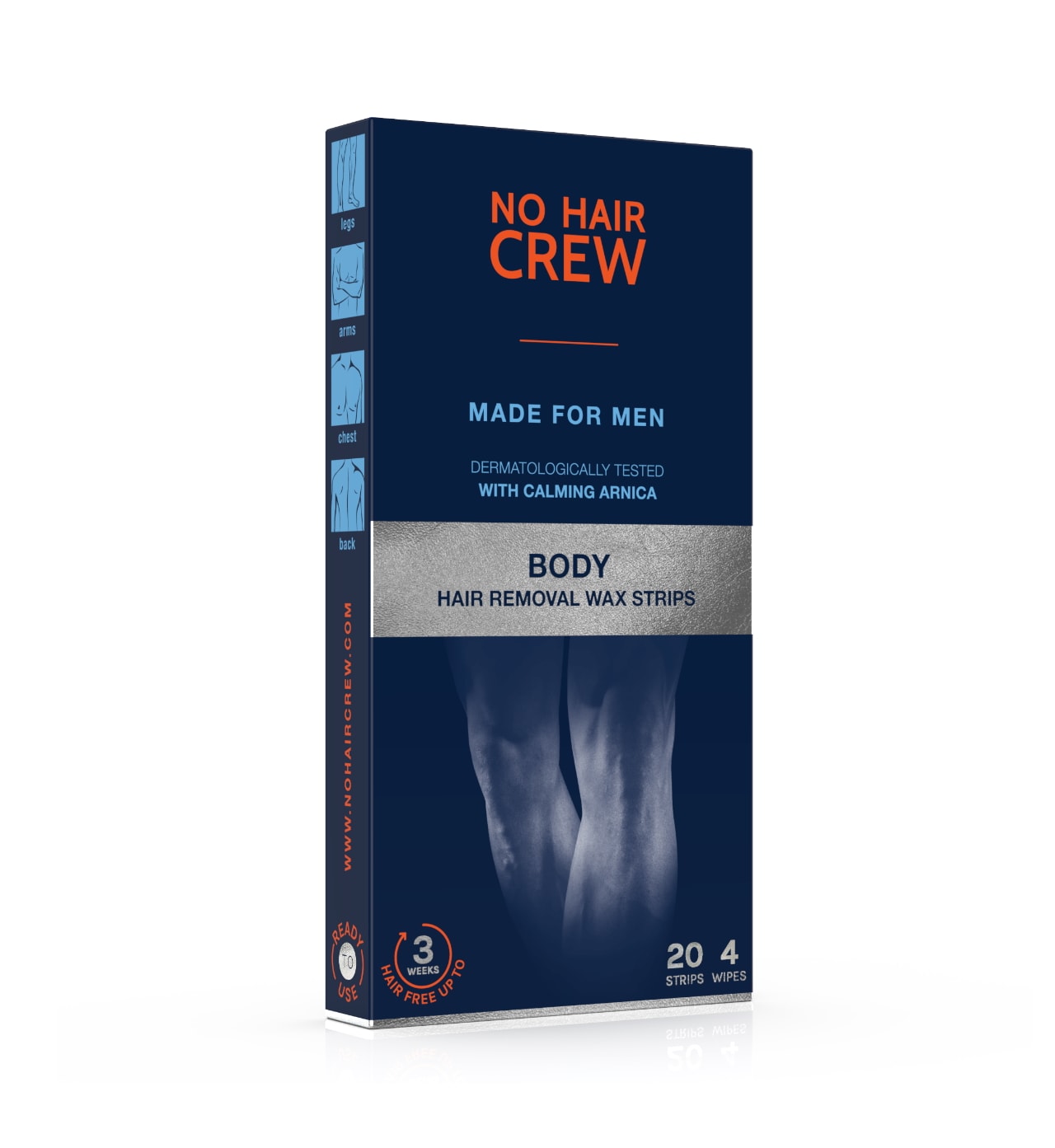 No Hair Crew Hair Wax Strips Kjøp produkter fra RFSU på nett RFSU.no