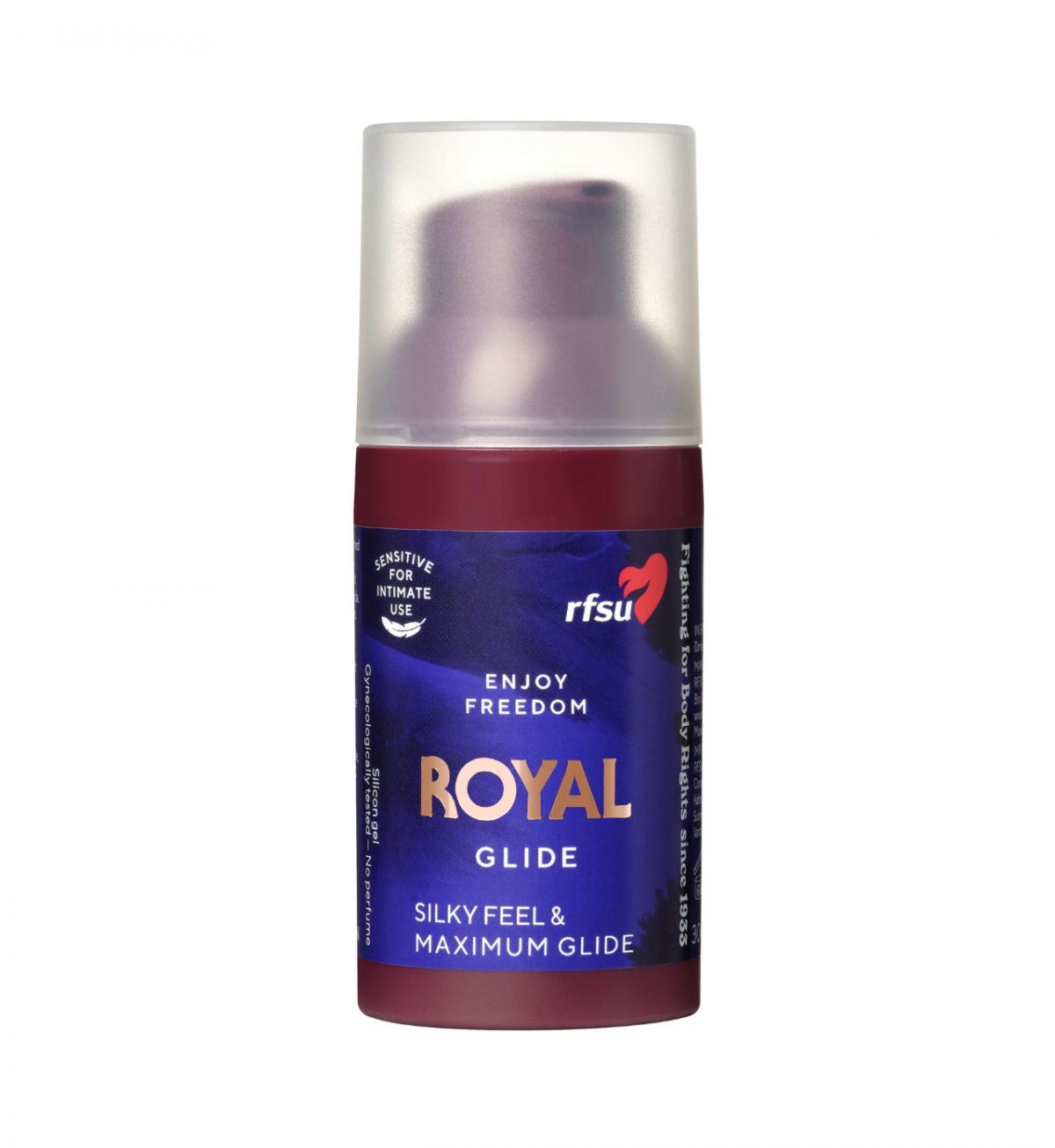 Royal Silk Glide 30ml - LUKSURIØST SILIKONBASERT GLIDEMIDDEL - RFSU