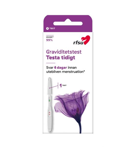 rfsu graviditetstest testa tidigt 1p