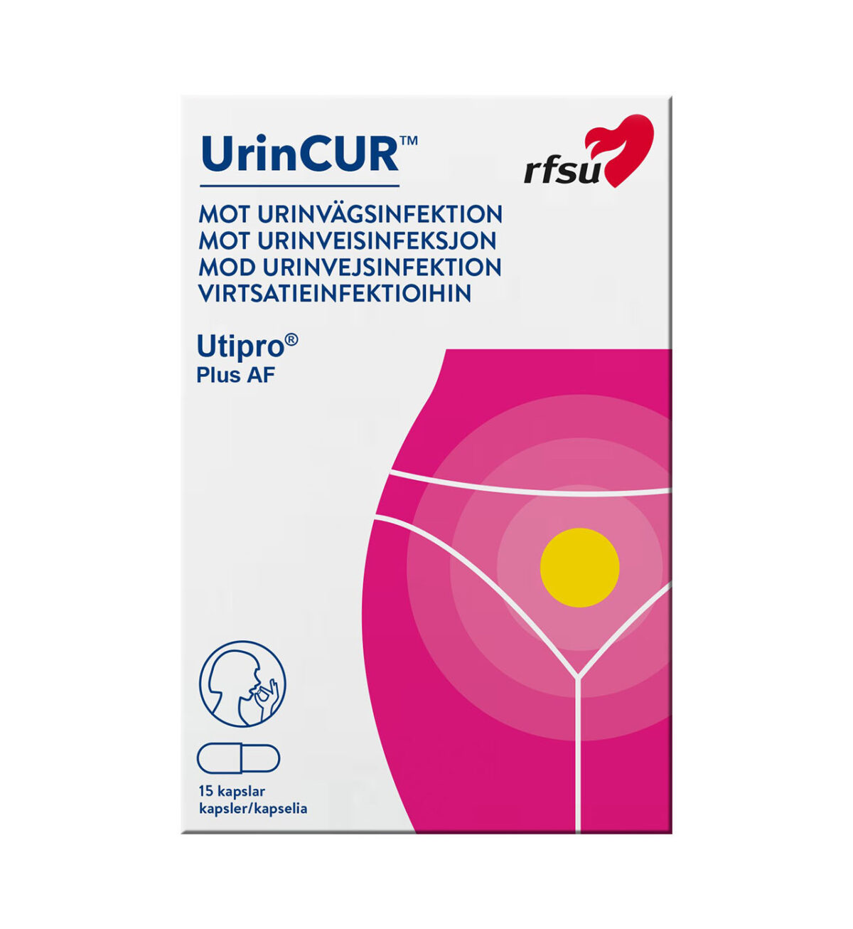 UrinCUR Utipro Plus AF - Receptfri behandling mod urinvejsinfektion - RFSU