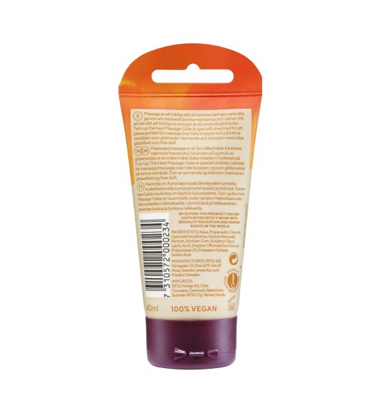 rfsu glidmedel turn up the heat 40 ml