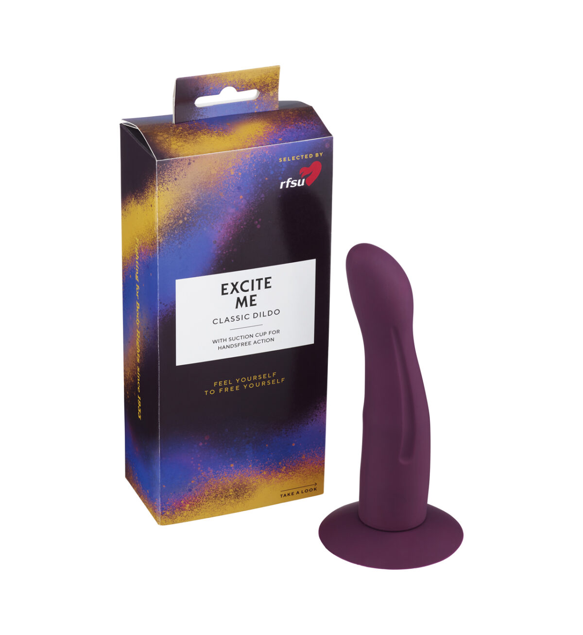 Excite Me - Dildo med böjd topp för G-punktsstimulering - RFSU