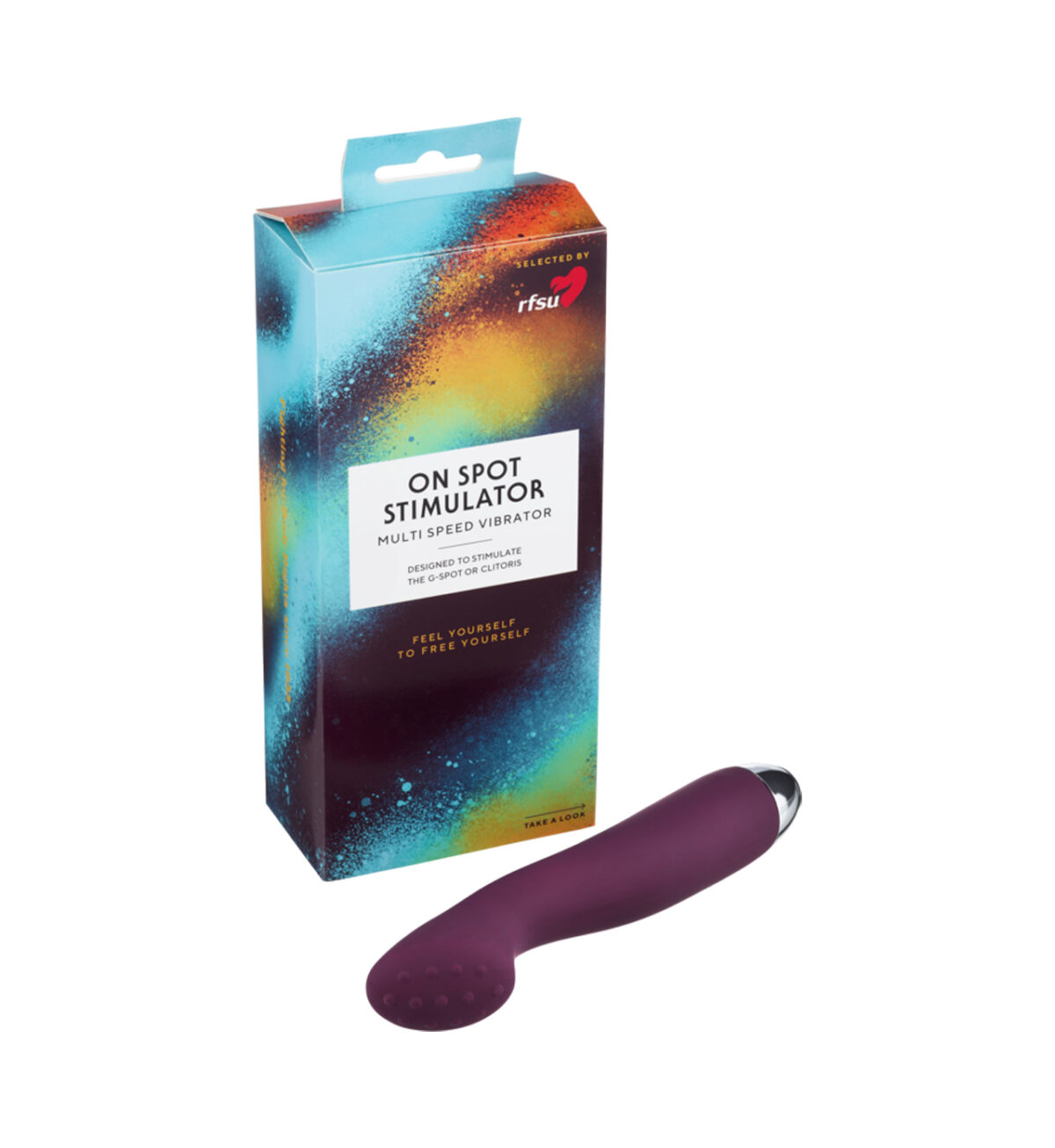 On Spot Stimulator - Vibrator med platt och böjbart huvud - RFSU