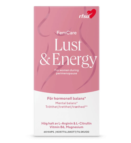 Lust & Energy food supplement - Counteracts hormonal imbalances and fatigue - RFSU