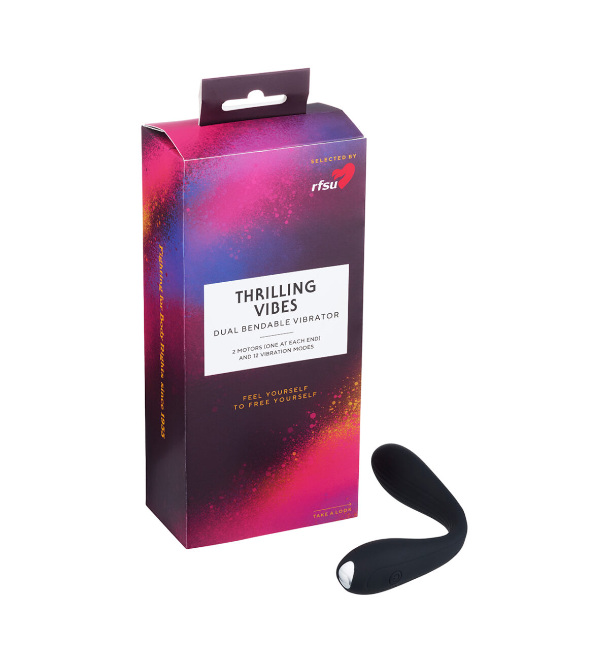 Thrilling Vibes Vibrator - Fleksibel og bøyelig vibrator med to motorer - RFSU