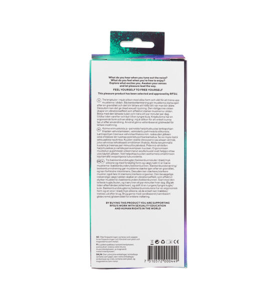 Vaginal Trainer Set - Sett med 3 knipekuler i forskjellig form og vekt - RFSU