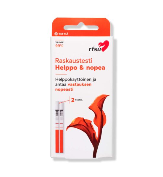 Helppo & nopea -raskaustesti - Selvitä nopeasti ja helposti oletko raskaana - RFSU