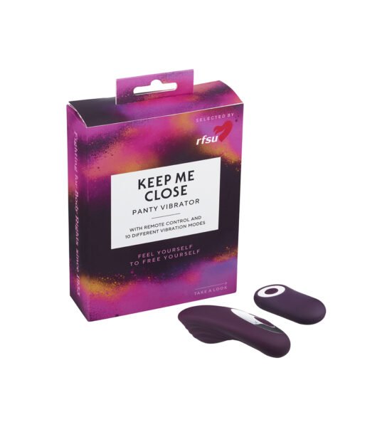 Keep Me Close trusevibrator - Diskré trusevibrator med fjernkontroll - RFSU