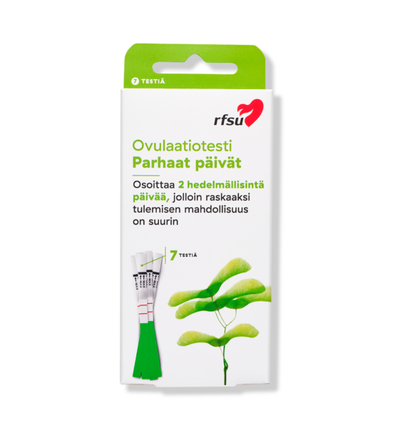 Parhaat päivät -ovulaatiotesti - Selvitä, milloin mahdollisuus tulla raskaaksi on suurin - RFSU